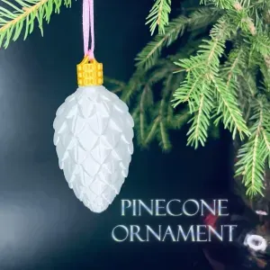 Christmas Tree Pinecone Ornament - Collection 2025