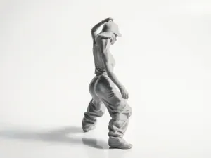 Dancer Babe Hip Hop Figure Female 3D Printable