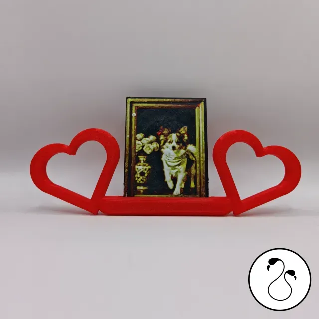 Heart Instax Mini Stand – Romantic Photo & Lithophane Holder — Фото 3 из 6