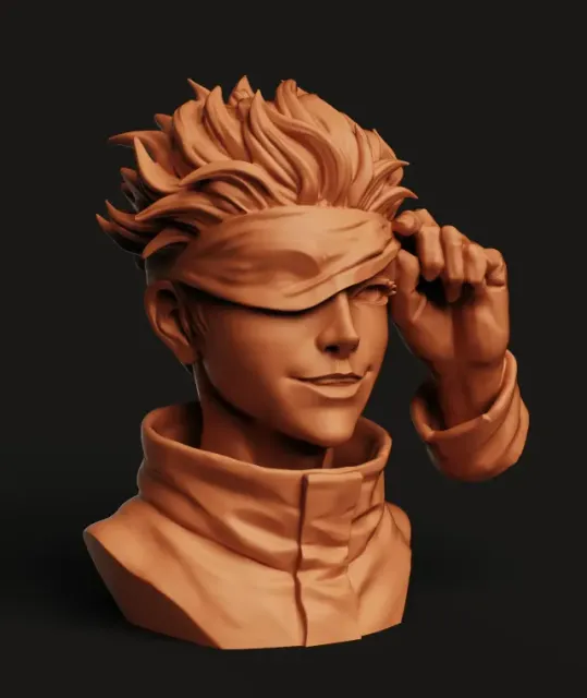 Satoru Gojo Anime Bust | Jujutsu Kaisen| Fan Art — Фото 3 из 6