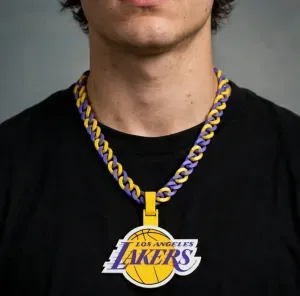 LOS ANGELES LAKERS CUBAN CHAIN