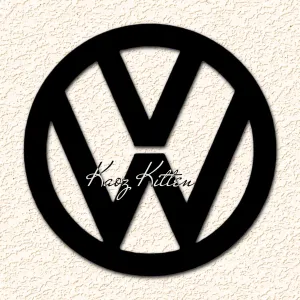 Volkswagen Auto Logo Car Symbol Wall Art Home Decor