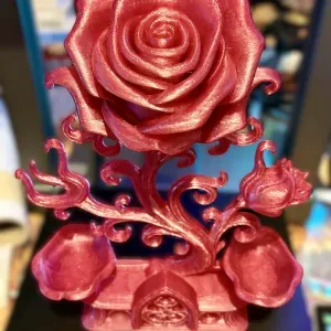 Gothic rose jewelry and key holder
