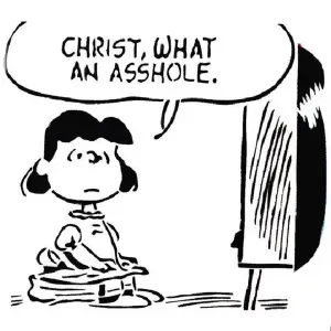 Lucy van Pelt stencil