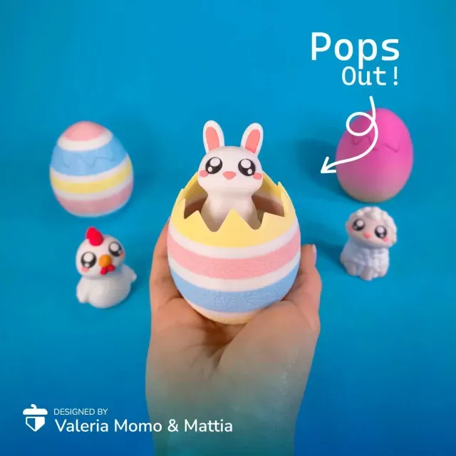 Easter Pop-Out Finger Toy Set (Eggs included)