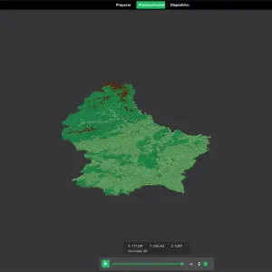 Cantons of Luxembourg. 3D Map puzzle (12-piece)