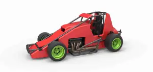Diecast Pavement Sprint car Scale 1:25