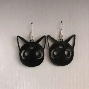 Earring cat Moon Sailor moon face