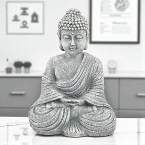 Resin Lotus Buddha Statues - Zen Plant Stand for Succulents