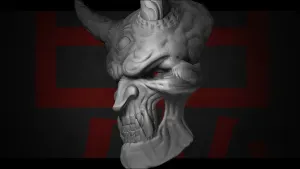 Hannya oni mask
