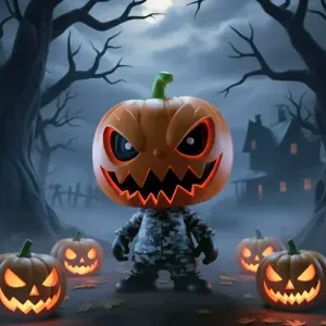HALLOWEEN PUMPKIN BOY.