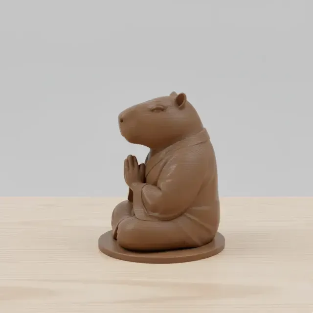 Capybara Meditating Monk — Фото 2 из 4