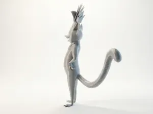 King Julien Lemur Madagascar Figurine 3D Printable
