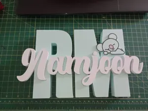 BTS+BT21 3D Dimensional Letter Sign