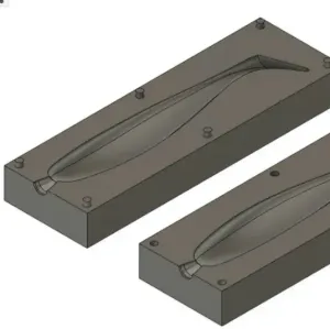 Fishing softbait mold