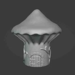 Mushroom house - Supportless