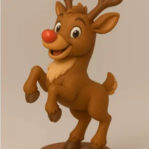 Happy reindeer