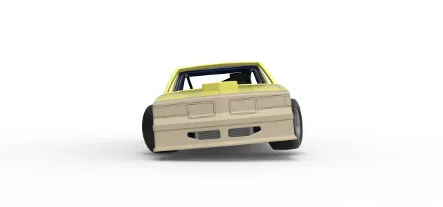 Vintage Dirt late model race car while turning Scale 1:25 — Image 6 of 9