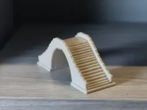 Stone Arch Bridge Miniature Model