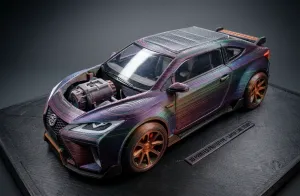 Toyota Hybrid Concept All Wheel Drive open engine