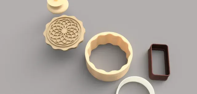 Mini Cake Form ( mooncake ) — Image 3 of 9