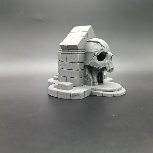 Skull Dungeon Entrance – Dark Fantasy RPG Terrain DnD — Фото 5 из 7