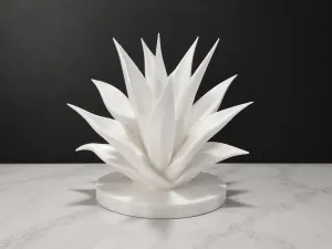 Elegant Agave Statue
