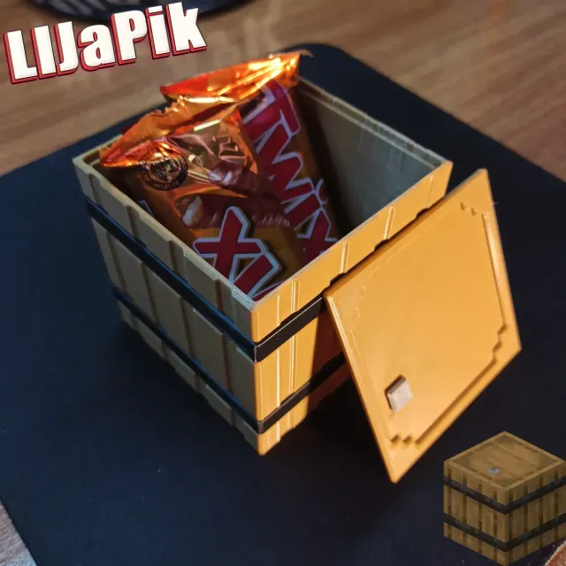 Minecraft Barrel / Minecraft Barrel / Chest / Piggy Bank Box — Фото 3 из 9