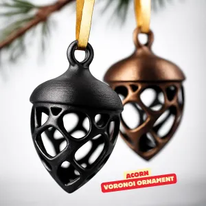 ACORN VORONOI ORNAMENTS