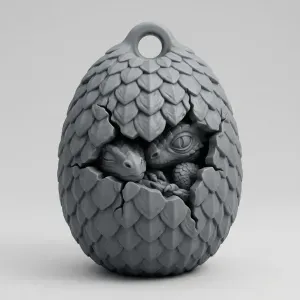 Key Chain design Dragon Egg
