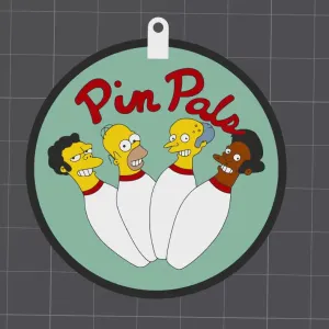 pin pals- the simpsons- keychain