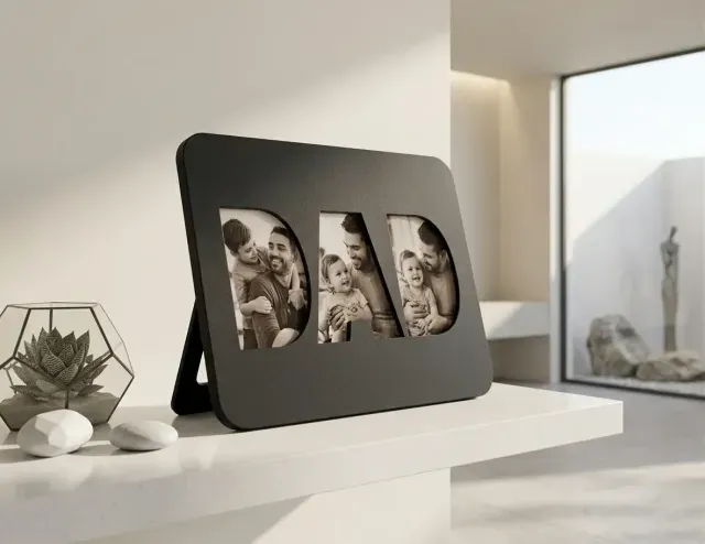 DAD Photo Frame, Father’s Day, Wall Decor, Picture Frame — Image 4 of 9
