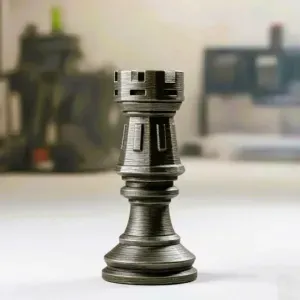 Tower - Futuristic Robotic Chess Piece