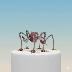 Infermon Digimon Creature Model