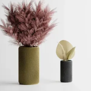 Rippled Plant Pot Planter 2