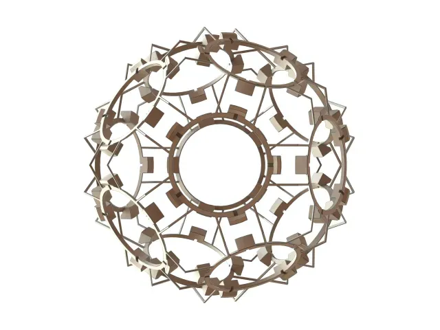 Wireframe Shape Geometric Companion Dodecahedron — Image 3 of 9