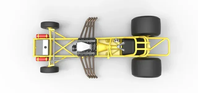Vintage Funny Car Base Scale 1:25 — Фото 7 из 9