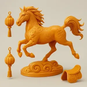 The Celestial Horse of Spring