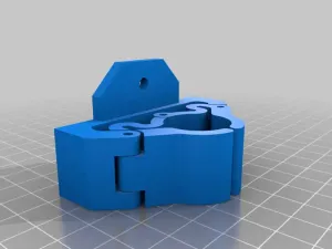 Remix of 22mm Latching Broom Holder - Stud Mount