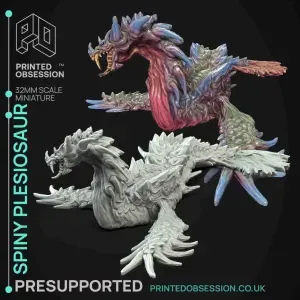 Spiny Plesiosaur- December 2022 - Hunting Party-Presupported