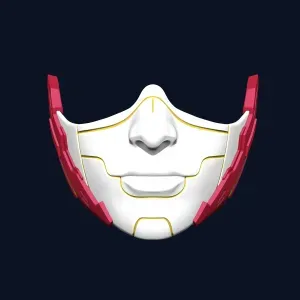 Cyberpunk Half Face Mask