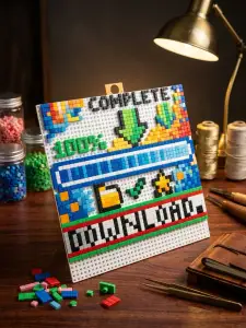 Ultra Modular 40x40 Pixel Art Display System: Fast 3D Print!