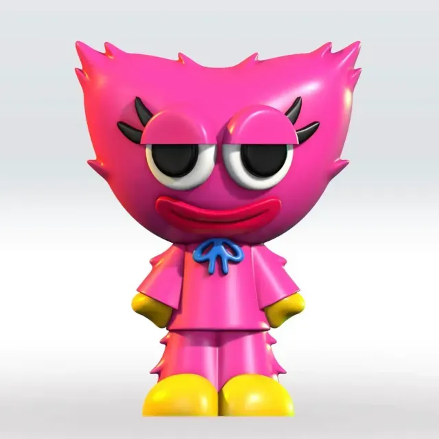 Miss Huggy waggy Poppy Playtime 5 STL 3D Model 3mf Fanart