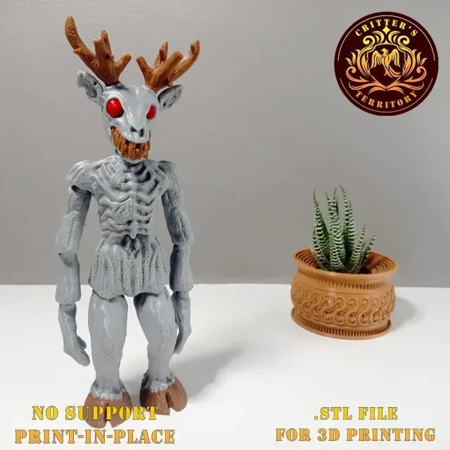FLEXI WENDIGO HALLOWEEN SPECIAL | PRINT IN PLACE — Фото 4 из 8