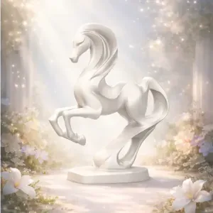 Statuette of a majestic horse