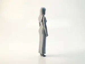Night Gown Lady Figurine Female Figure 3D Printable