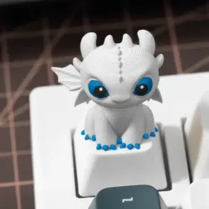Light Furry keycap