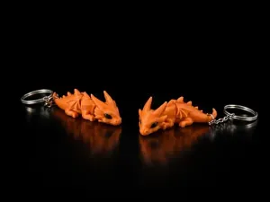 Cute Flexi Dragon Keychain/Toy