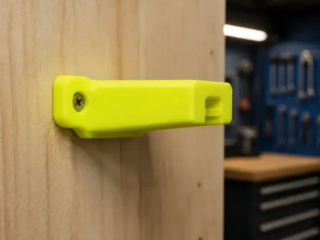 Extended Wall-Mounted Air Tool Holder for EURO 1/4 Pneumatic — Image 4 of 8