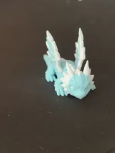 Flexi ICE Dragon, Articulated Cute Animal Multicolor Print